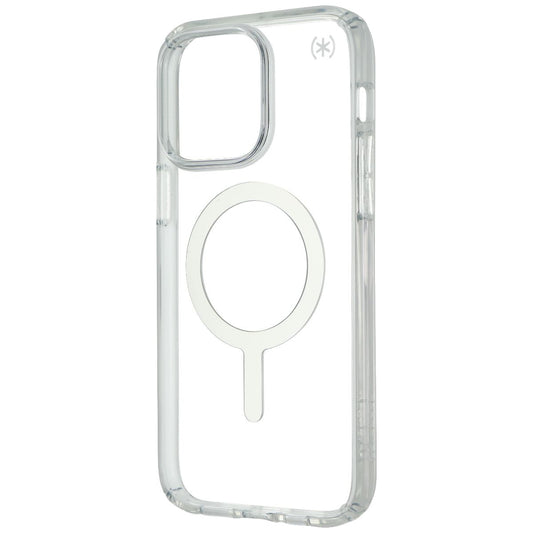 Speck Perfect Clear Case for MagSafe for iPhone 14 Pro Max - Silver/Clear Cell Phone - Cases, Covers & Skins Speck - Simple Cell Bulk Wholesale Pricing - USA Seller