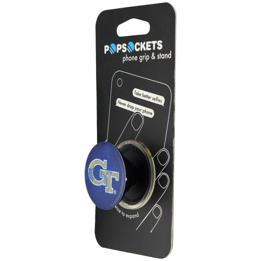 PopSockets: Collapsible Grip & Stand for Phones and Tablets - Georgia Tech Cell Phone - Mounts & Holders PopSockets - Simple Cell Bulk Wholesale Pricing - USA Seller