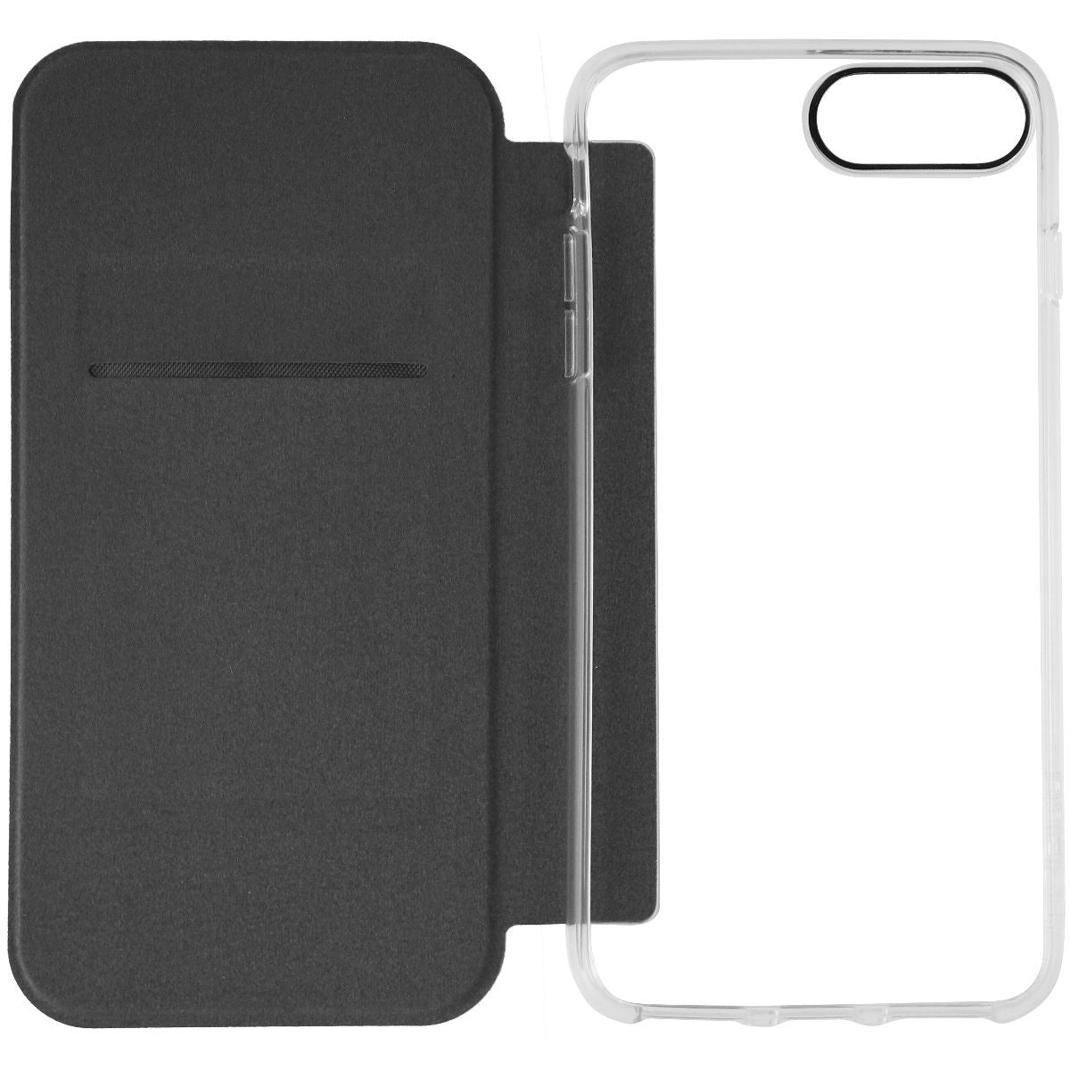 Incipio NGP Translucent Folio Case for iPhone 8 Plus/7 Plus - Clear/Black Cell Phone - Cases, Covers & Skins Incipio - Simple Cell Bulk Wholesale Pricing - USA Seller