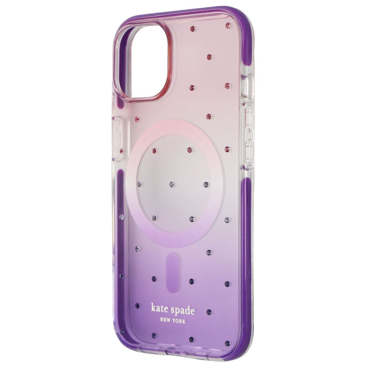 Kate Spade Defensive Case for MagSafe for Apple iPhone 14 - Ombre Pin Dot Cell Phone - Cases, Covers & Skins Kate Spade New York - Simple Cell Bulk Wholesale Pricing - USA Seller