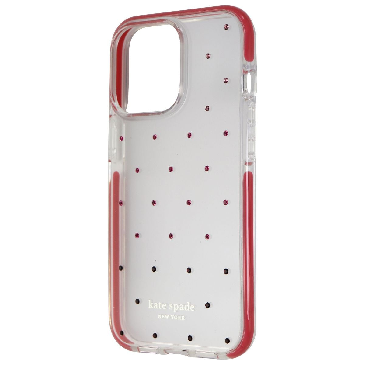 Kate Spade Hardshell Case for iPhone 13 Pro - Pin Dot Ombre Pink/Clear Cell Phone - Cases, Covers & Skins Kate Spade    - Simple Cell Bulk Wholesale Pricing - USA Seller