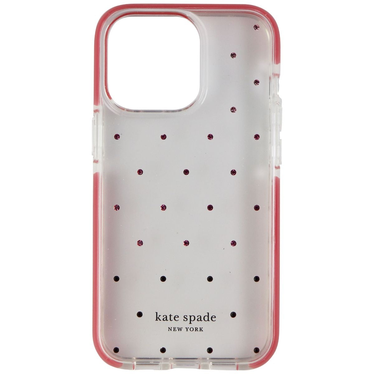 Kate Spade Hardshell Case for iPhone 13 Pro - Pin Dot Ombre Pink/Clear Cell Phone - Cases, Covers & Skins Kate Spade - Simple Cell Bulk Wholesale Pricing - USA Seller
