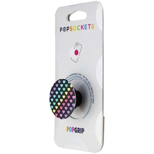 PopSockets: PopGrip Expanding Stand and Grip with Swappable Top - Rainbow Hearts Cell Phone - Mounts & Holders PopSockets - Simple Cell Bulk Wholesale Pricing - USA Seller