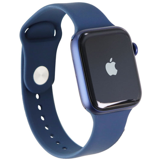Apple Watch Series 6 (GPS + LTE) - 44mm Blue Aluminum/Blue Sport Band (A2294) Smart Watches Apple - Simple Cell Bulk Wholesale Pricing - USA Seller