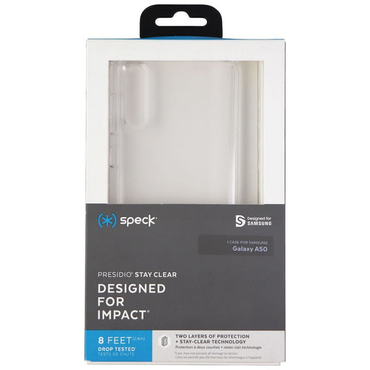 Speck Presidio Stay Clear Series Hard Case for Samsung Galaxy A50 - Clear Cell Phone - Cases, Covers & Skins Speck    - Simple Cell Bulk Wholesale Pricing - USA Seller