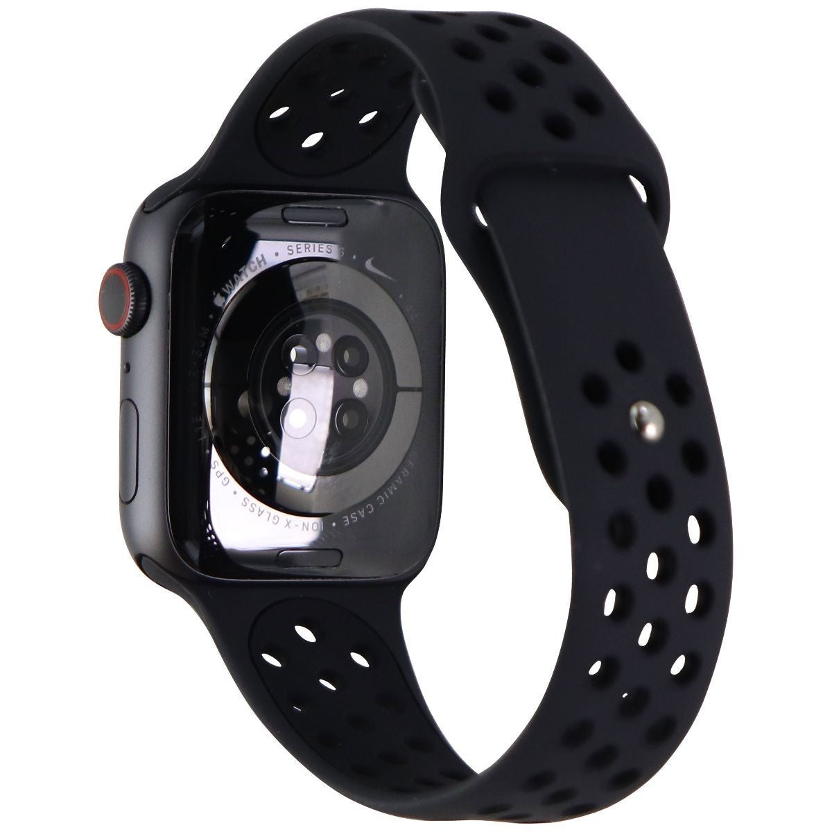 Apple Watch NIKE Series 6 (GPS + LTE) - 44mm Space Gray AL/Black Sp Band (A2294) Smart Watches Apple - Simple Cell Bulk Wholesale Pricing - USA Seller