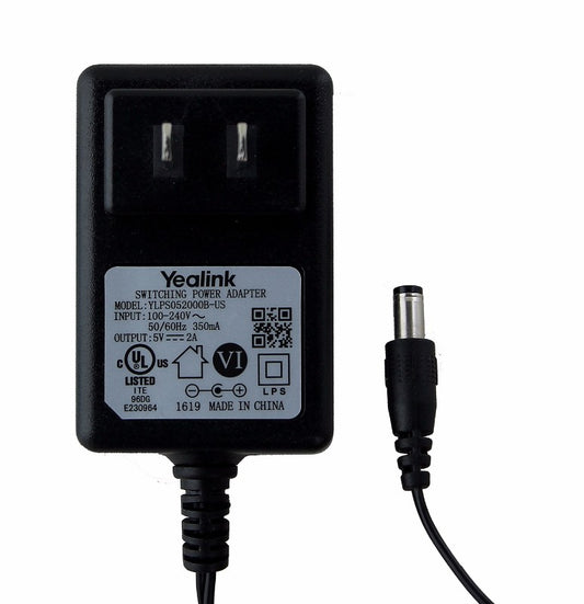 Yealink Switching Power Adapter 5V 2A YLPS052000B-US Multipurpose Batteries & Power - Multipurpose AC to DC Adapters Yealink    - Simple Cell Bulk Wholesale Pricing - USA Seller