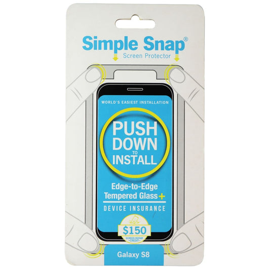Simple Snap Screen Protector for Edge+Dp GS8 Blk - Clear Cell Phone - Screen Protectors Simple Snap    - Simple Cell Bulk Wholesale Pricing - USA Seller