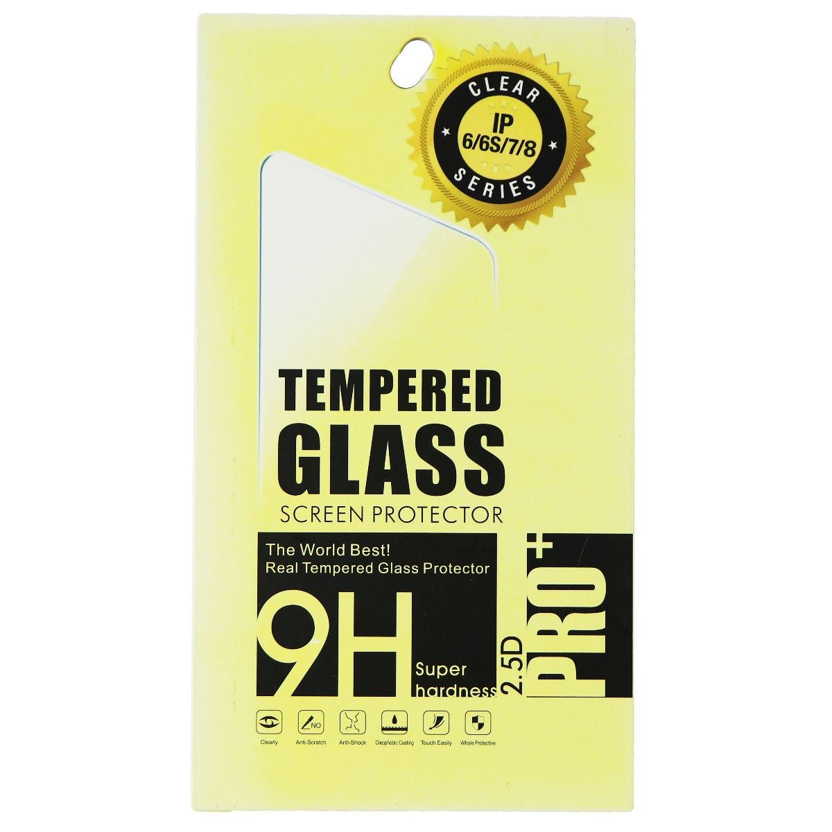 Unbranded Tempered Glass Screen Protector for Apple iPhone 8/7/6s/6 Cell Phone - Screen Protectors Unbranded    - Simple Cell Bulk Wholesale Pricing - USA Seller