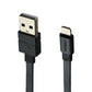 Ventev (3.3-foot) USB to 8-Pin Charge and Sync Flat Cable for iPhone/iPad - Gray Cell Phone - Cables & Adapters Ventev - Simple Cell Bulk Wholesale Pricing - USA Seller