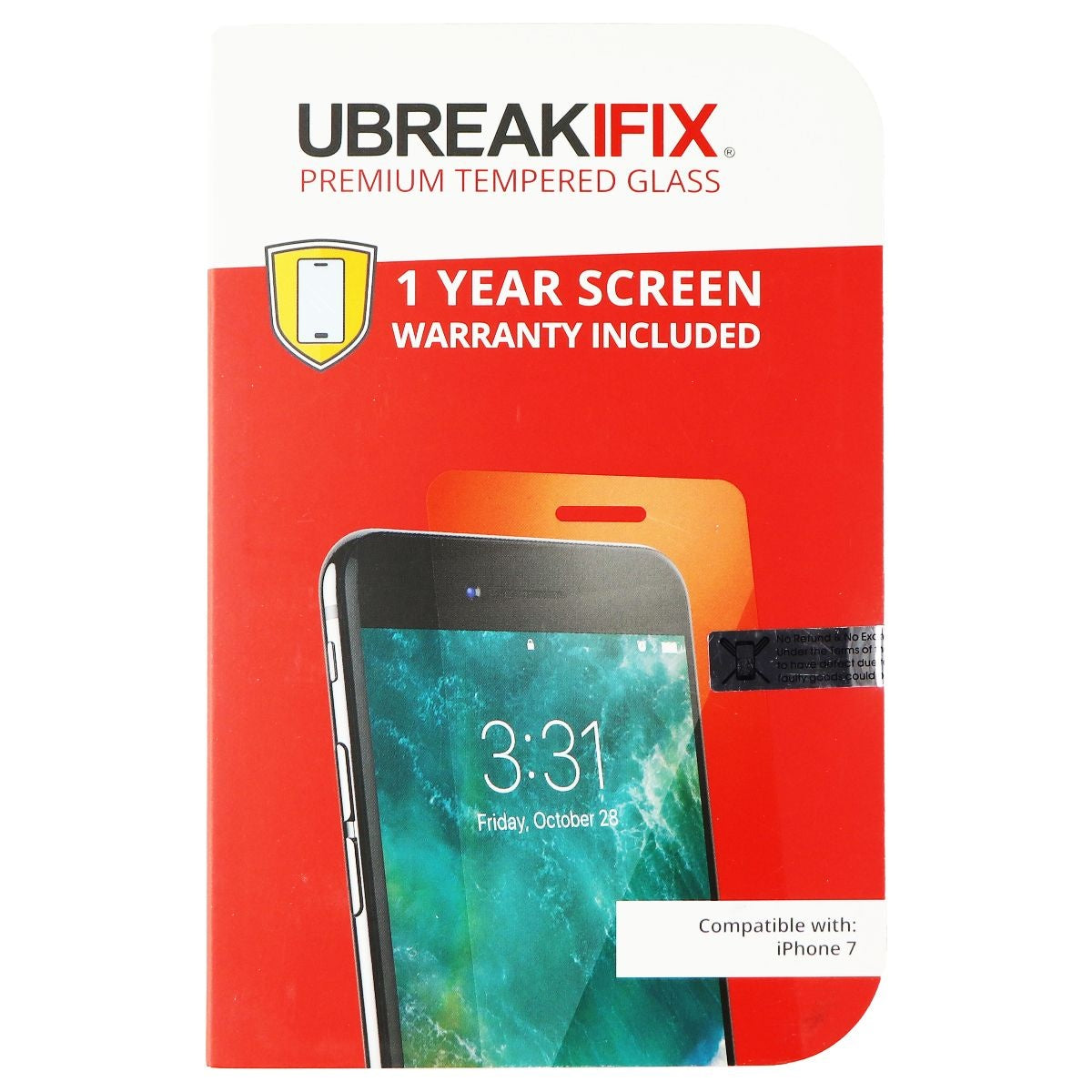 UBREAKIFIX Tempered Glass Screen Protector for Apple iPhone 7 Cell Phone - Screen Protectors UBREAKIFIX    - Simple Cell Bulk Wholesale Pricing - USA Seller
