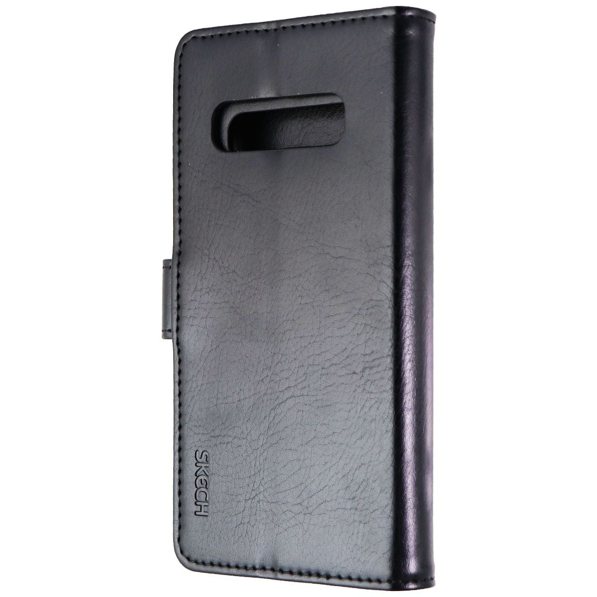 Skech Polo Book Clutch Wallet Cover Detachable Case for Galaxy S10 - Black Cell Phone - Cases, Covers & Skins Skech    - Simple Cell Bulk Wholesale Pricing - USA Seller
