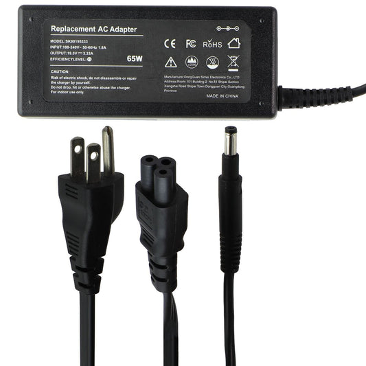 Generic Replacement AC Adapter (65W/19.5V/3.33A) for HP Pavillion Laptops - Blk Computer Accessories - Laptop Power Adapters/Chargers Unbranded    - Simple Cell Bulk Wholesale Pricing - USA Seller