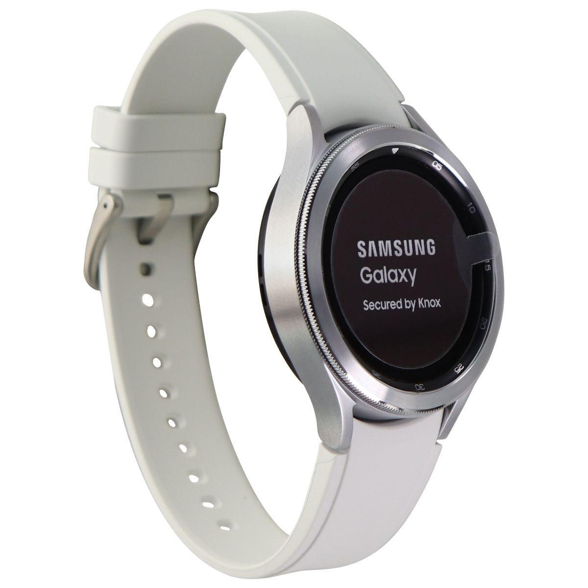 Samsung Galaxy Watch4 Classic (SM-R895U) Wi-Fi + LTE - 46mm Silver/White (M/L) Smart Watches Samsung - Simple Cell Bulk Wholesale Pricing - USA Seller