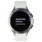 Samsung Galaxy Watch4 Classic (SM-R895U) Wi-Fi + LTE - 46mm Silver/White (M/L) Smart Watches Samsung - Simple Cell Bulk Wholesale Pricing - USA Seller