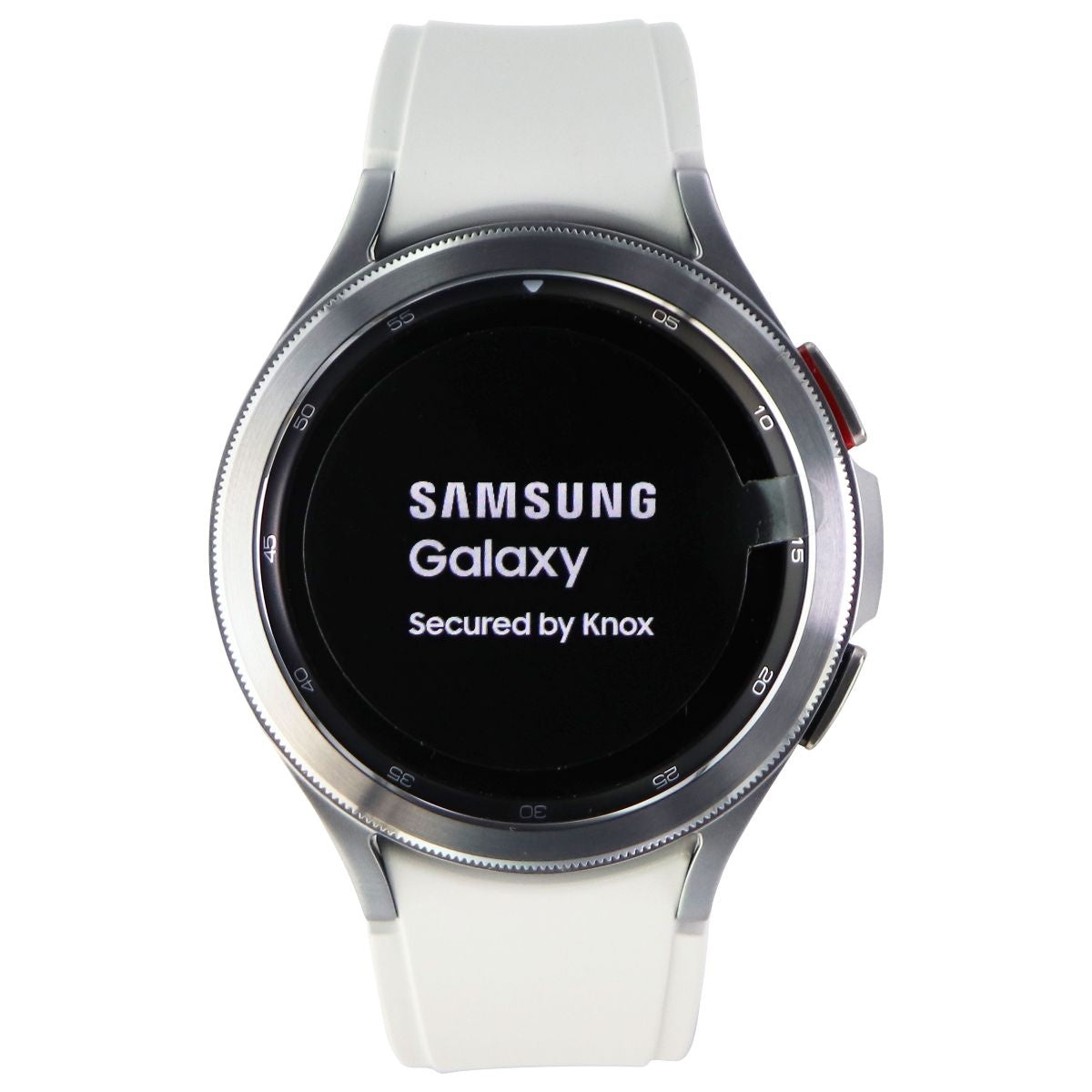 Samsung Galaxy Watch4 Classic (SM-R895U) Wi-Fi + LTE - 46mm Silver/White (M/L) Smart Watches Samsung - Simple Cell Bulk Wholesale Pricing - USA Seller