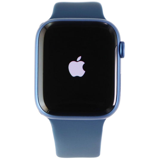 Apple Watch Series 7 (GPS + LTE) A2477 (45mm) Blue Aluminum / Abyss Blue Sp Band Smart Watches Apple - Simple Cell Bulk Wholesale Pricing - USA Seller
