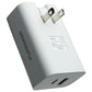 PureGear LightSpeed 30W Dual USB-A/USB-C Port Wall Charger - White Cell Phone - Chargers & Cradles PureGear - Simple Cell Bulk Wholesale Pricing - USA Seller