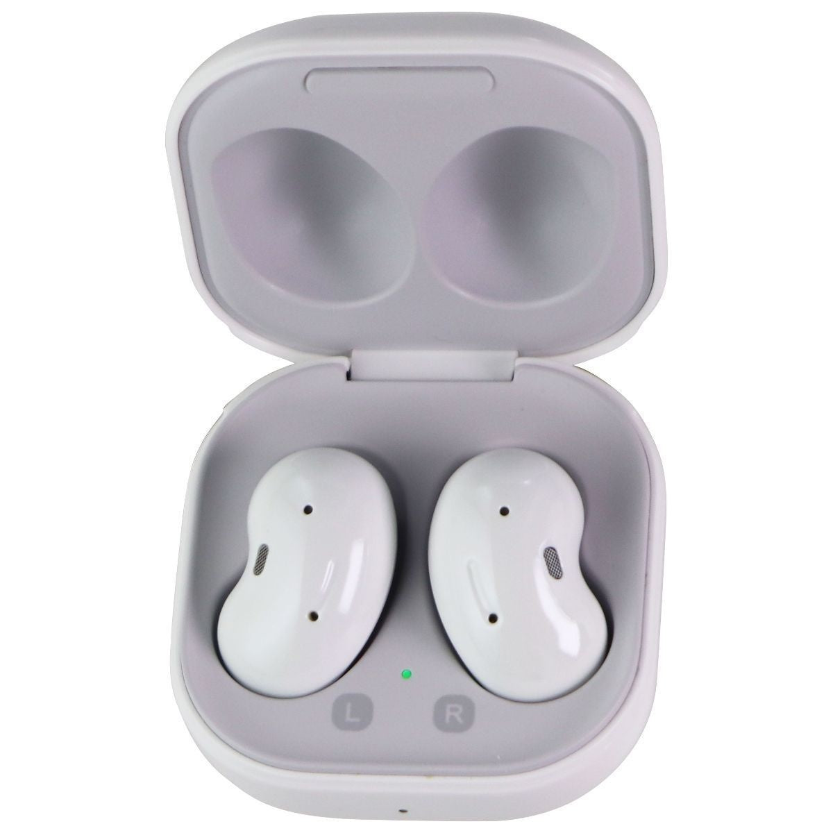 Samsung Galaxy Buds Live - True Wireless EarBuds with ANC - Mystic White Portable Audio - Headphones Samsung - Simple Cell Bulk Wholesale Pricing - USA Seller