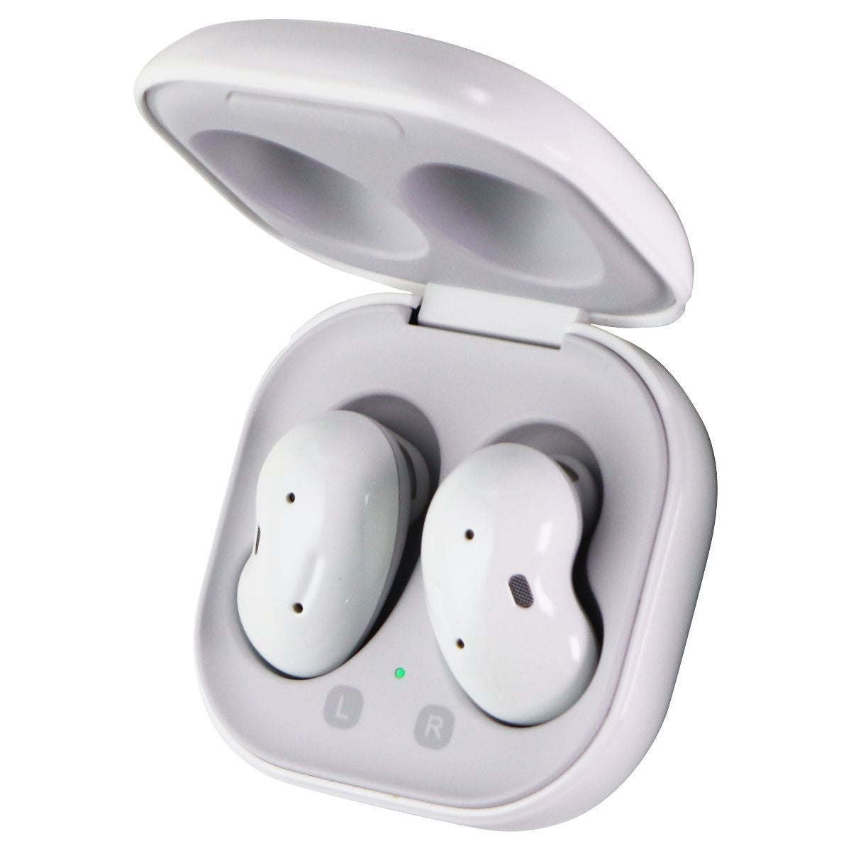 Samsung Galaxy Buds Live - True Wireless EarBuds with ANC - Mystic White Portable Audio - Headphones Samsung - Simple Cell Bulk Wholesale Pricing - USA Seller