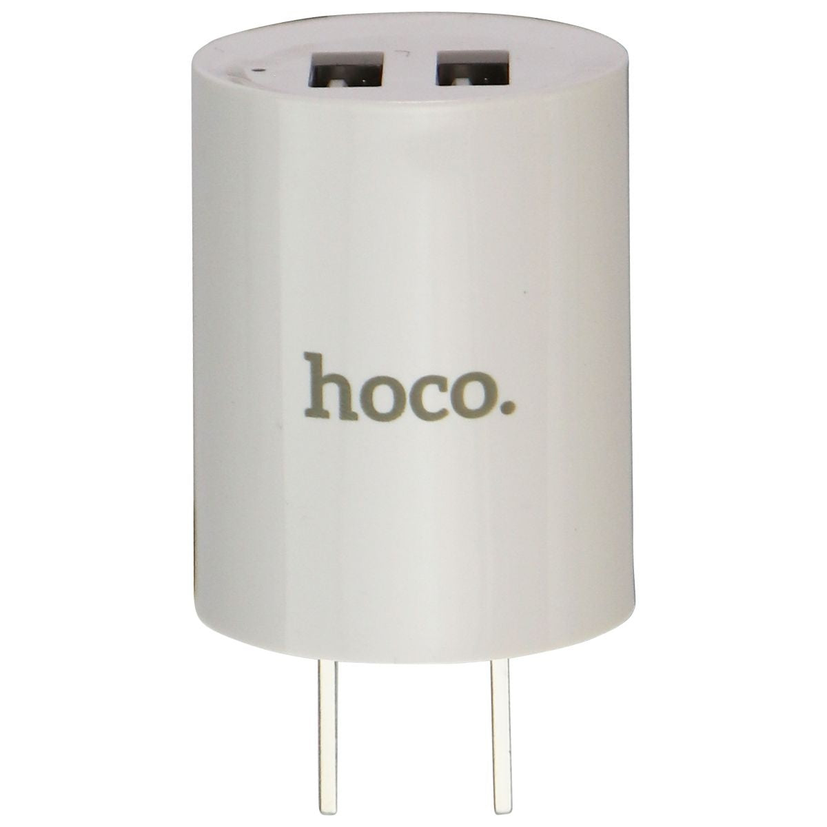 HoCo. (2.4-Amp) Dual USB Charger with Lightning 8-Pin USB Cable - White Cell Phone - Cables & Adapters Hoco. - Simple Cell Bulk Wholesale Pricing - USA Seller