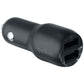 Belkin 24-Watt Dual USB Car Charger for iPhone/Android and More - Black Cell Phone - Chargers & Cradles Belkin - Simple Cell Bulk Wholesale Pricing - USA Seller