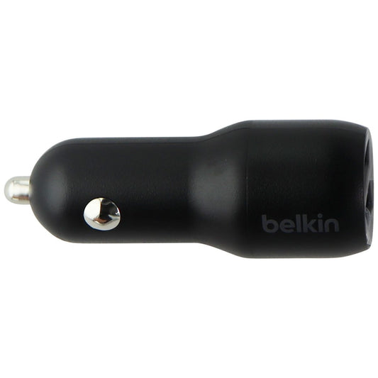 Belkin 24-Watt Dual USB Car Charger for iPhone/Android and More - Black Cell Phone - Chargers & Cradles Belkin - Simple Cell Bulk Wholesale Pricing - USA Seller