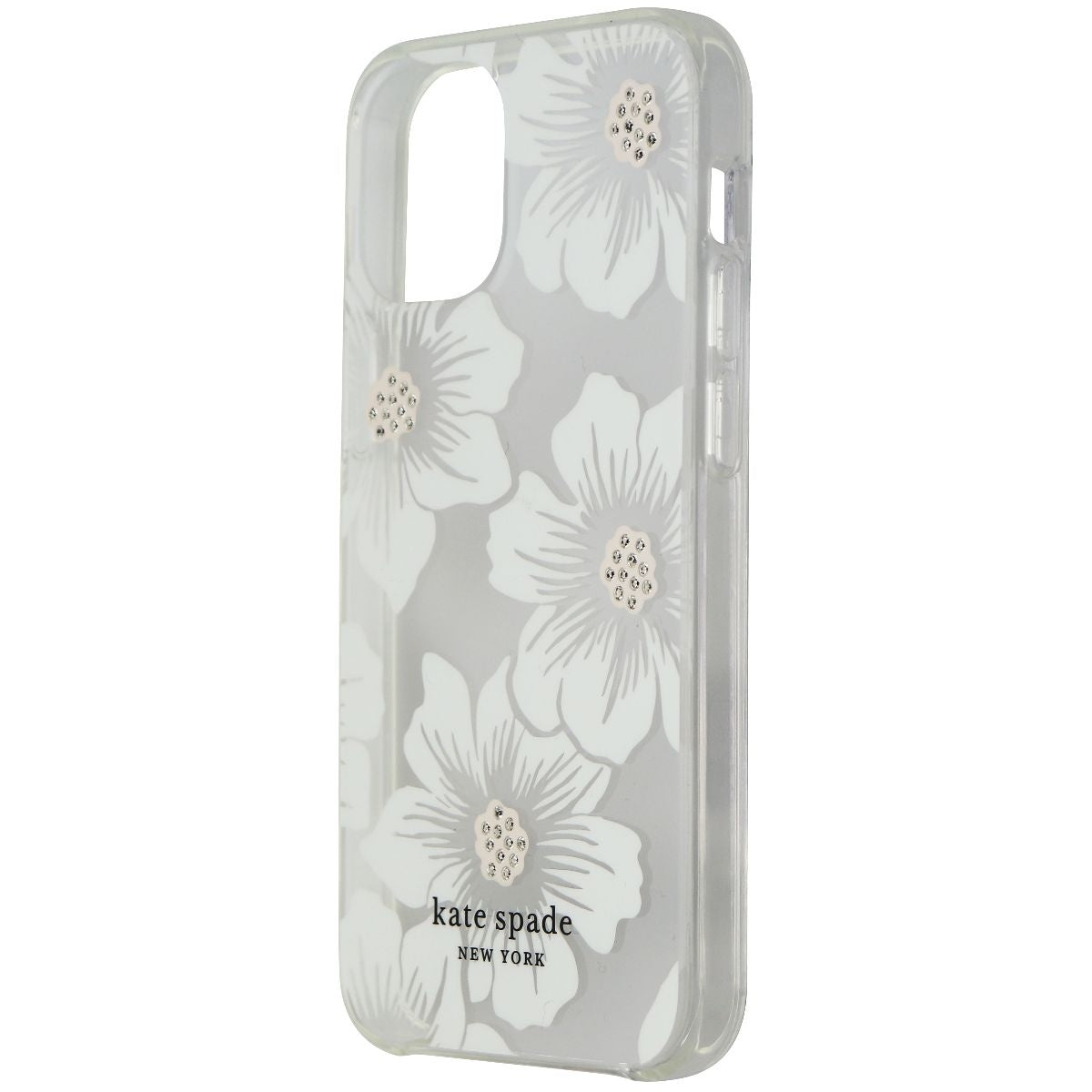 Kate Spade Protective Hardshell Case for Apple iPhone 12 mini - Hollyhock Floral Cell Phone - Cases, Covers & Skins Kate Spade - Simple Cell Bulk Wholesale Pricing - USA Seller