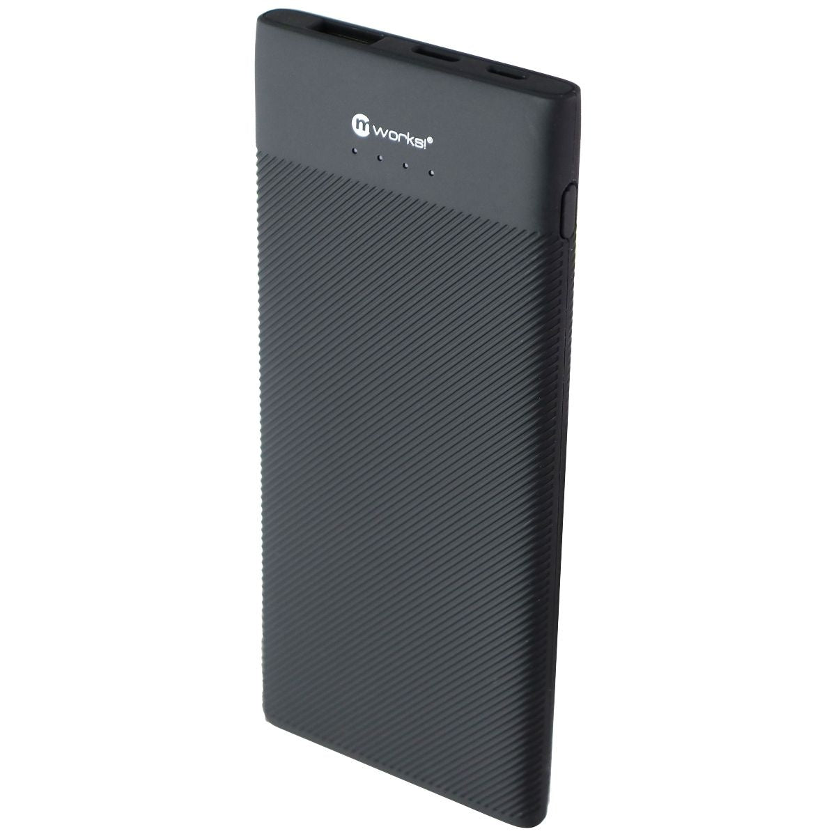mWorks! mPOWER! 5,000mAh Portable USB and USB-C Power Bank - Black