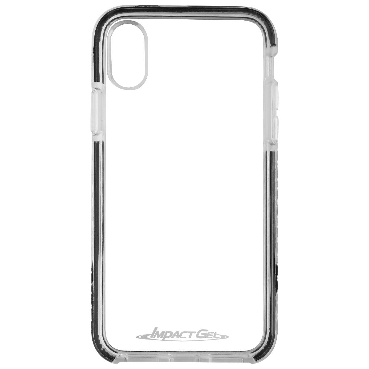 Impact Gel Crusader Lite Series Case for Apple iPhone X - Clear/Black Cell Phone - Cases, Covers & Skins Impact Gel    - Simple Cell Bulk Wholesale Pricing - USA Seller