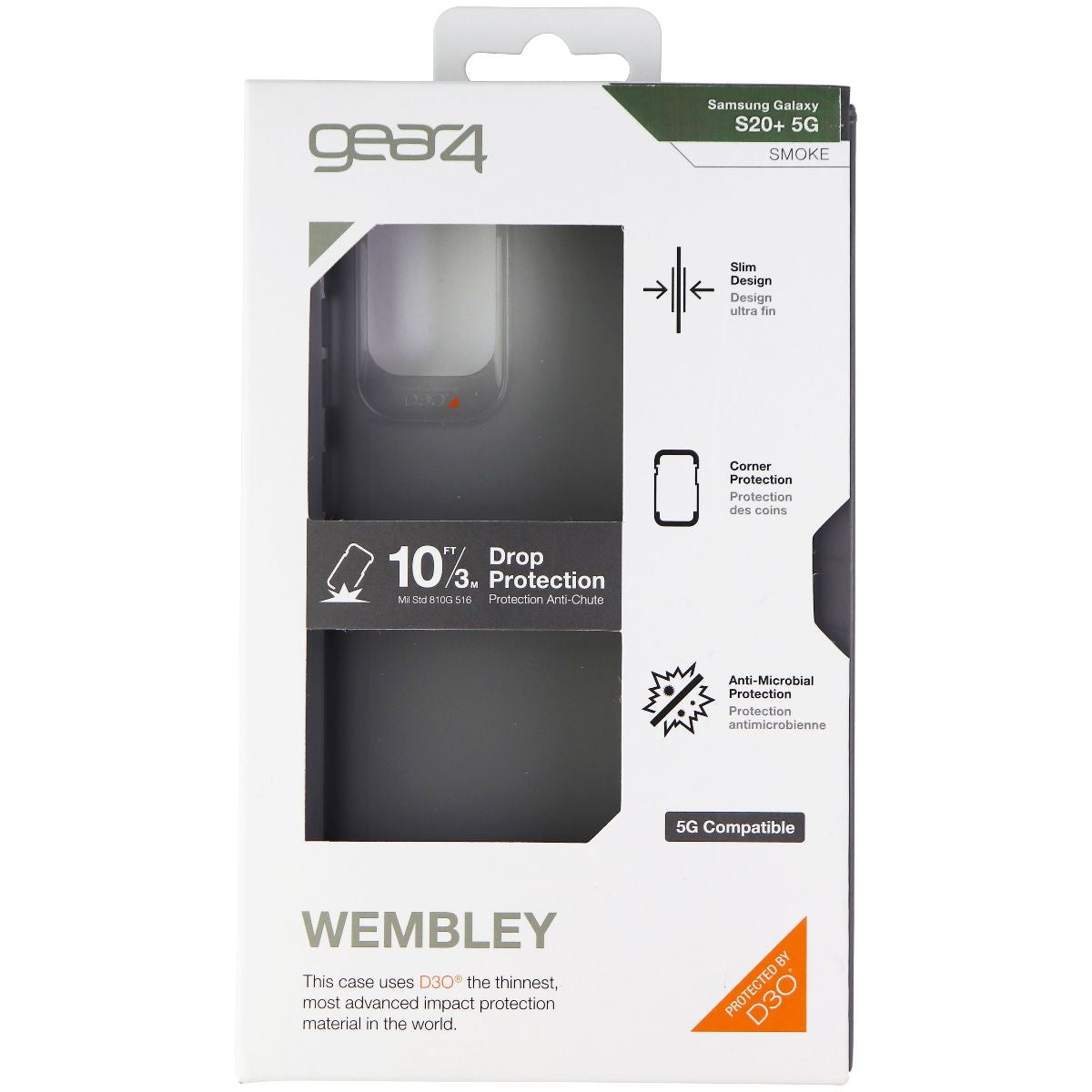 ZAGG Wembley Palette Series Soft Case for Samsung Galaxy S20+ (Plus) 5G - Smoke Cell Phone - Cases, Covers & Skins Zagg - Simple Cell Bulk Wholesale Pricing - USA Seller