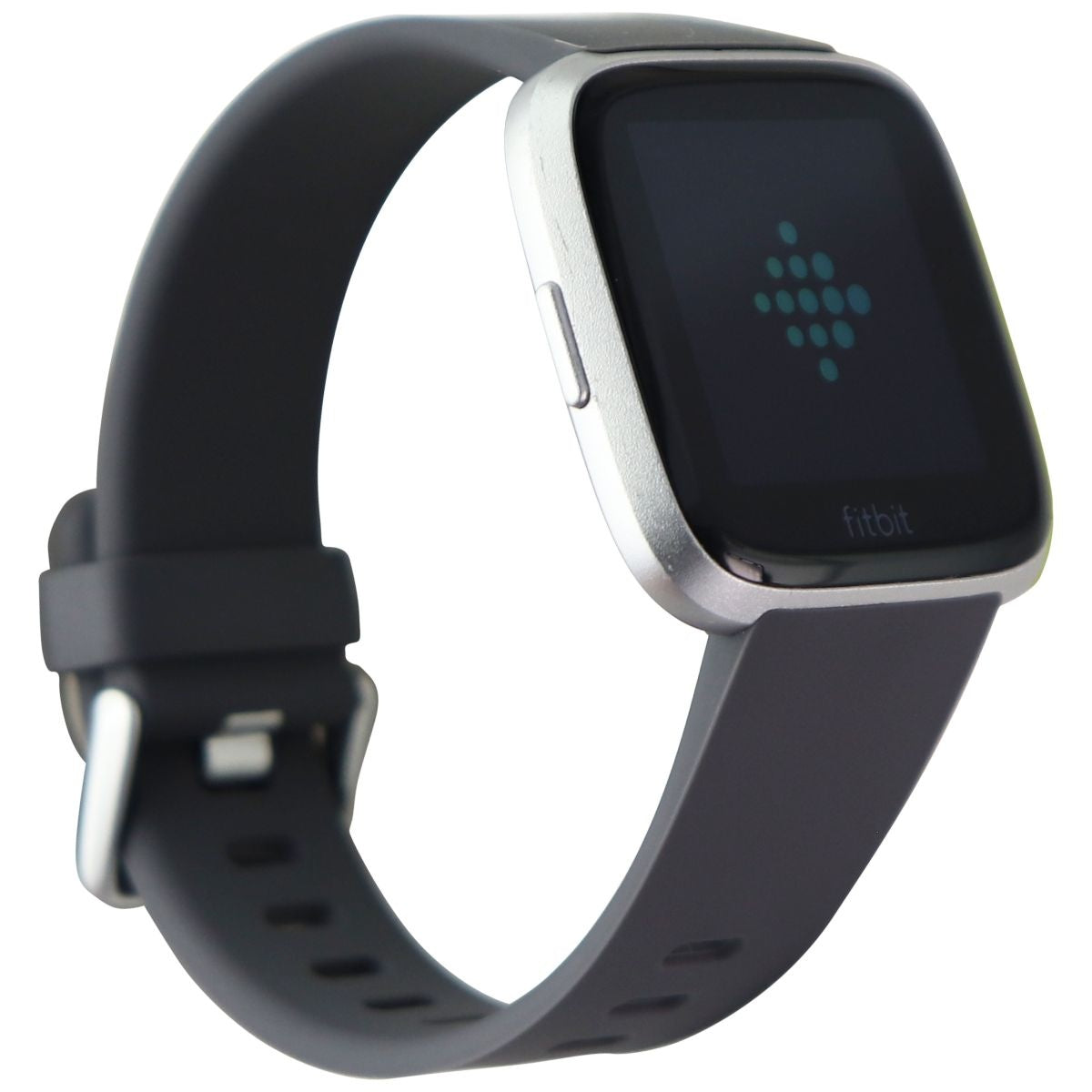 Fitbit Versa (1st Gen) Smart Watch - Silver Aluminum/Gray Band (FB505) Smart Watches Fitbit    - Simple Cell Bulk Wholesale Pricing - USA Seller