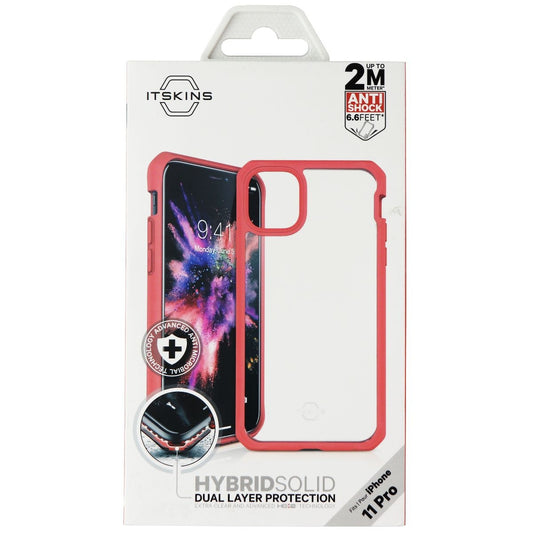 ITSKINS Hybrid Solid Case for Apple iPhone 11 Pro - Plain Coral / Transparent Cell Phone - Cases, Covers & Skins ITSKINS - Simple Cell Bulk Wholesale Pricing - USA Seller