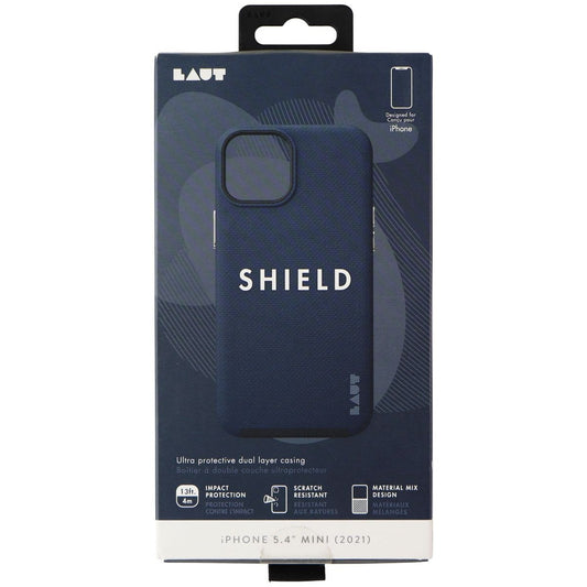LAUT Shield Series Dual Layer Case for Apple iPhone 13 mini - Indigo Blue Cell Phone - Cases, Covers & Skins Laut    - Simple Cell Bulk Wholesale Pricing - USA Seller