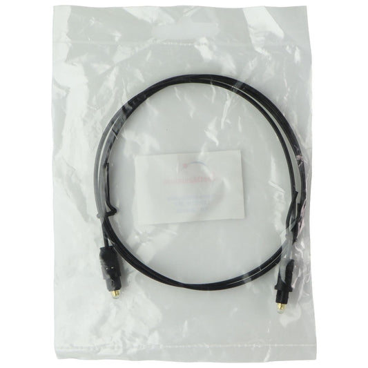 SatMaximum Toslink (3-Ft) Optical Cable for Digital Audio - Black (309933) TV, Video & Audio Accessories - Video Cables & Interconnects SatMaximum - Simple Cell Bulk Wholesale Pricing - USA Seller