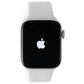 Apple Watch Series 6 (GPS Only) - 44mm Silver Aluminum/White Sport Band (A2292) Smart Watches Apple - Simple Cell Bulk Wholesale Pricing - USA Seller