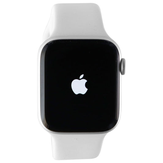 Apple Watch Series 6 (GPS Only) - 44mm Silver Aluminum/White Sport Band (A2292) Smart Watches Apple - Simple Cell Bulk Wholesale Pricing - USA Seller