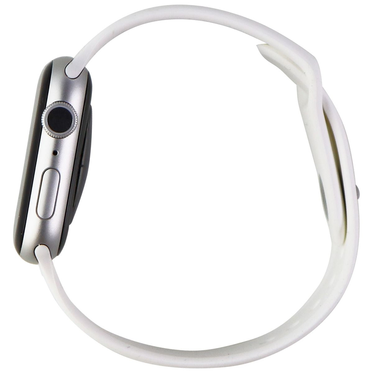 Apple Watch Series 6 (GPS Only) - 44mm Silver Aluminum/White Sport Band (A2292) Smart Watches Apple - Simple Cell Bulk Wholesale Pricing - USA Seller