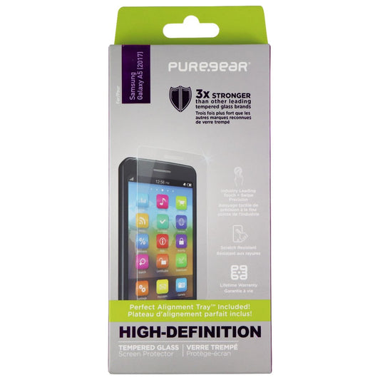 PureGear High-Definition Tempered Glass for Samsung Galaxy A5 (2017) - Clear Cell Phone - Screen Protectors PureGear - Simple Cell Bulk Wholesale Pricing - USA Seller