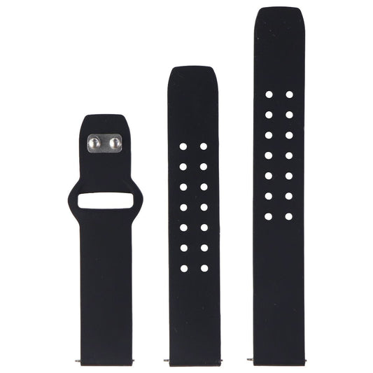 Affinity 20mm Silicone Band for Smartwatches, Watches & Tracking Devices - Black Smart Watch Accessories - Watch Bands Affinity    - Simple Cell Bulk Wholesale Pricing - USA Seller