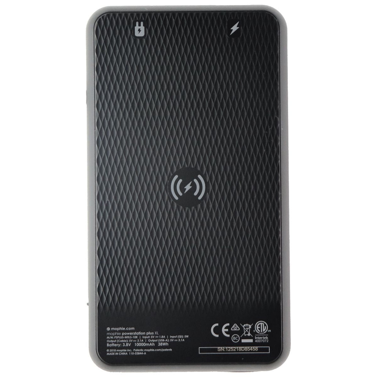 Mophie Powerstation Plus XL 10,000 mAh Power Bank with Switch Tip Cable - Black Cell Phone - Chargers & Cradles Mophie - Simple Cell Bulk Wholesale Pricing - USA Seller