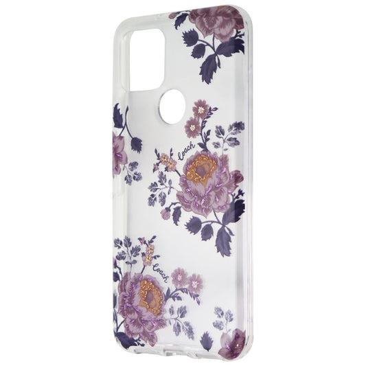 Coach Protective Hard Case for Google Pixel 5 - Moody Floral Clear Cell Phone - Cases, Covers & Skins Coach - Simple Cell Bulk Wholesale Pricing - USA Seller