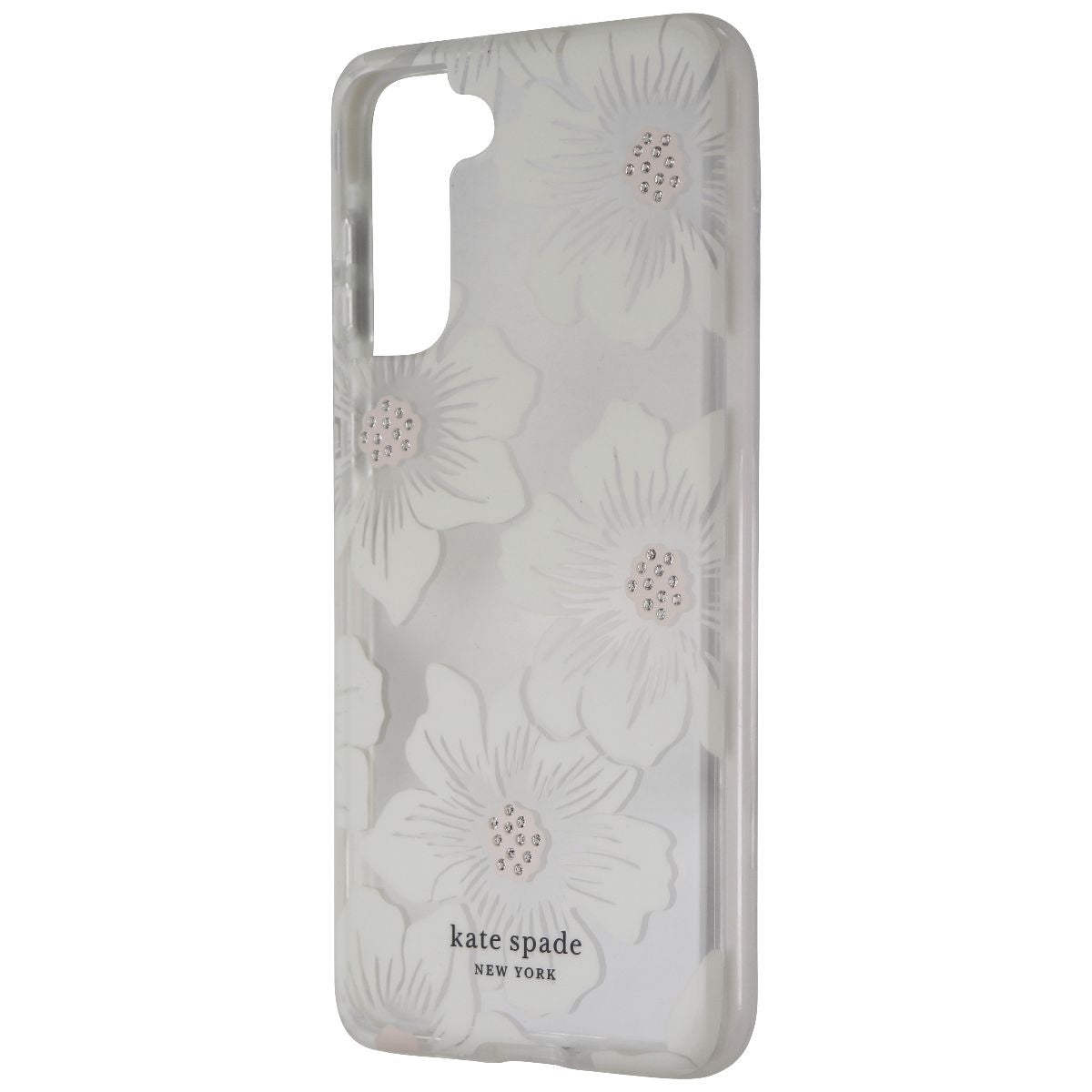 Kate Spade Defensive Hardshell Case for Galaxy (S21+) 5G - Hollyhock Floral Cell Phone - Cases, Covers & Skins Kate Spade - Simple Cell Bulk Wholesale Pricing - USA Seller