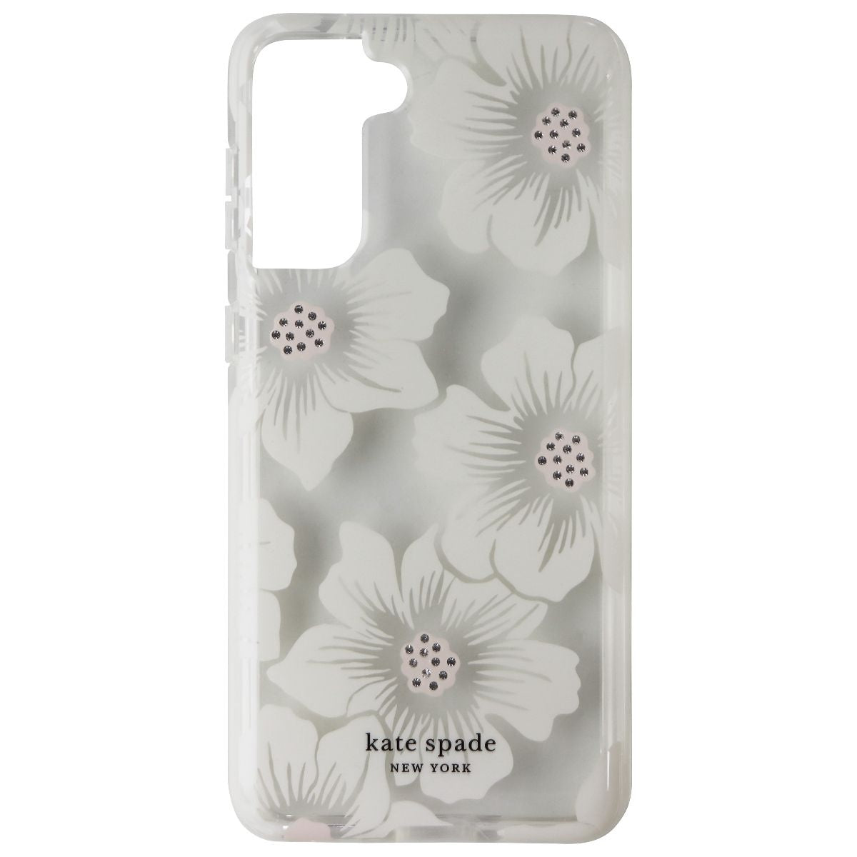Kate Spade Defensive Hardshell Case for Galaxy (S21+) 5G - Hollyhock Floral Cell Phone - Cases, Covers & Skins Kate Spade - Simple Cell Bulk Wholesale Pricing - USA Seller