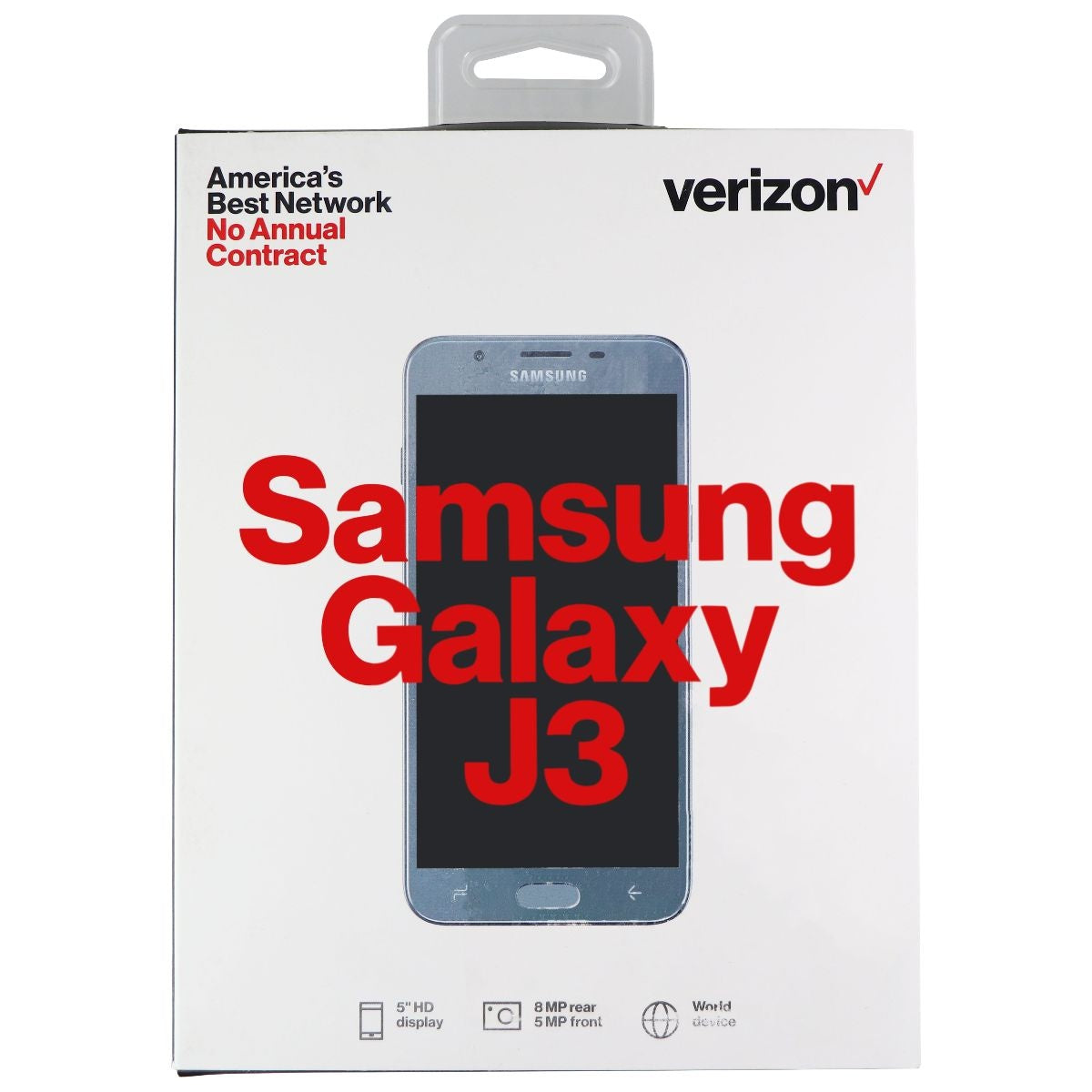 Samsung Galaxy J3 (SM-J337VPP) Verizon Pre-Paid - 16GB / Silver Cell Phones & Smartphones Samsung - Simple Cell Bulk Wholesale Pricing - USA Seller