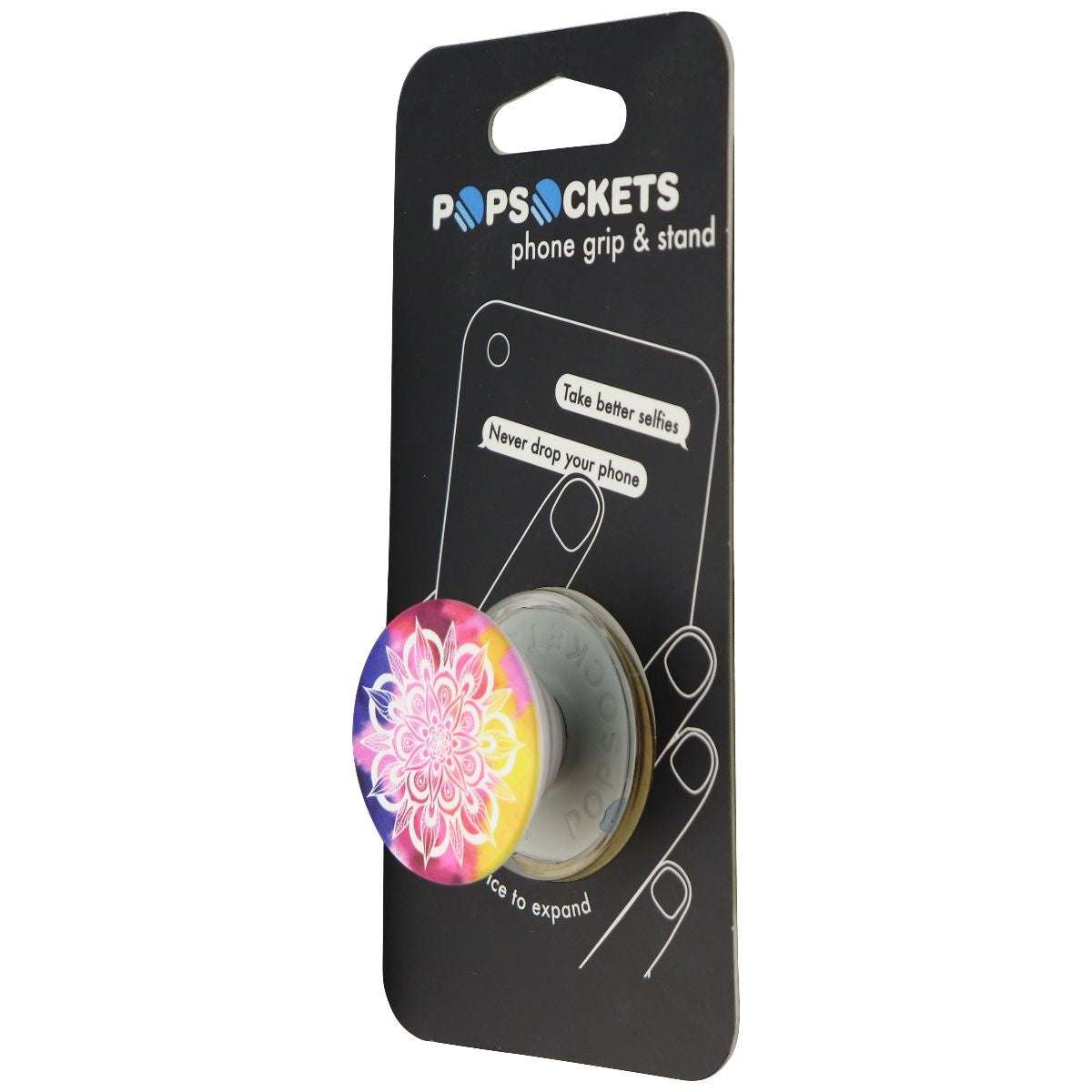 PopSockets: Collapsible Grip & Stand for Phones & Tablets - Passionfruit Mandala Cell Phone - Mounts & Holders PopSockets - Simple Cell Bulk Wholesale Pricing - USA Seller