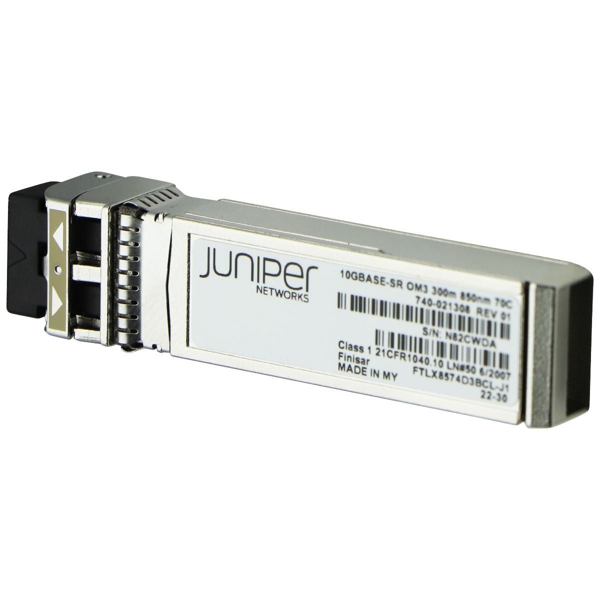 Juniper Networks SFPP-10G-SR-C Transceiver with 10GB Ethernet Networking - Switch Modules Juniper Networks - Simple Cell Bulk Wholesale Pricing - USA Seller