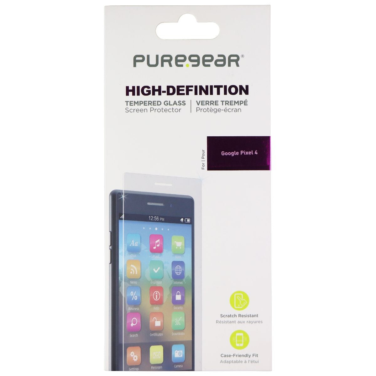 PureGear High-Definition Tempered Glass for Google Pixel 4 - Clear Cell Phone - Screen Protectors PureGear    - Simple Cell Bulk Wholesale Pricing - USA Seller
