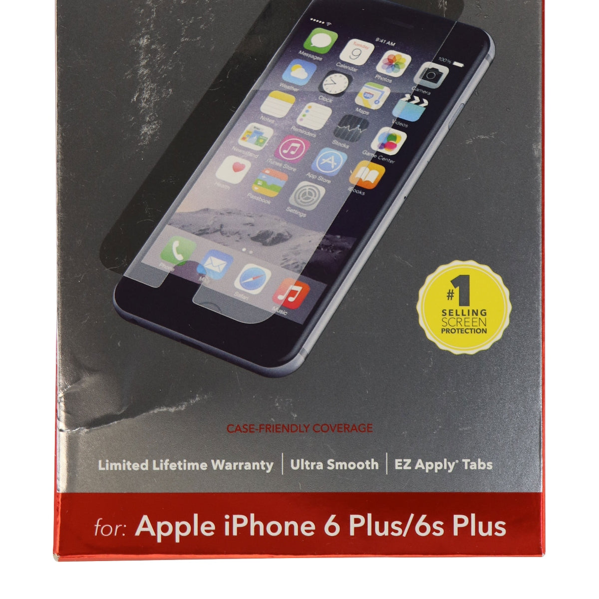 ZAGG Invisible SHIELD for iPhone 6 Plus 6S Plus -HD GLASS - Screen Protector Cell Phone - Screen Protectors Zagg - Simple Cell Bulk Wholesale Pricing - USA Seller
