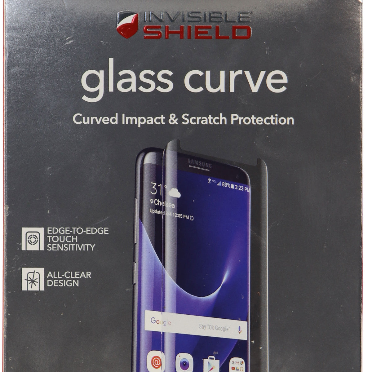 ZAGG InvisibleShield Premiere Glass Curve Screen Protector for Galaxy S8+ Clear Cell Phone - Screen Protectors Zagg - Simple Cell Bulk Wholesale Pricing - USA Seller